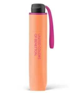 Benetton Ομπρέλα Βροχής Super Mini σπαστή χειροκίνητη Πορτοκαλί 56312
