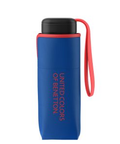 Γυναικεία Ομπρέλα Benetton Ultra Mini χειροκίνητη σπαστή Μπλε 56402