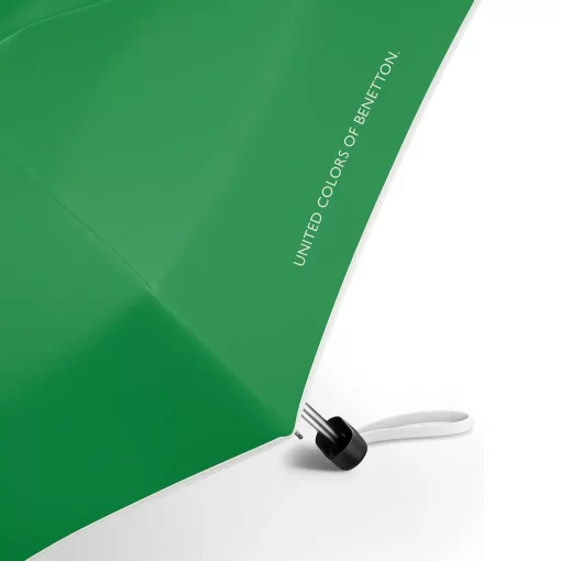 Γυναικεία Ομπρέλα Benetton Ultra Mini χειροκίνητη σπαστή Πράσινη 56404