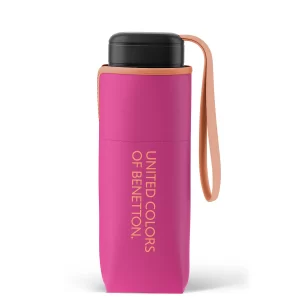 Γυναικεία Ομπρέλα Benetton Ultra Mini χειροκίνητη σπαστή Φούξια 56511