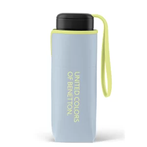 Γυναικεία Ομπρέλα Benetton Ultra Mini χειροκίνητη σπαστή Μπλε Ανοιχτό 56517
