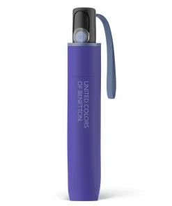 Benetton Ομπρέλα Βροχής Mini AC αυτόματη σπαστή Μωβ 56710