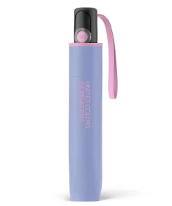 Benetton Ομπρέλα Βροχής Mini AC αυτόματη σπαστή Σιελ 56715