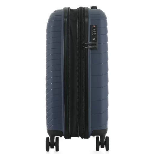 Βαλίτσα Ταξιδίου Μεσαία Πολυπροπυλένιο με 4 Ρόδες Ύψους 68εκ RCM 585-68 Μπλε