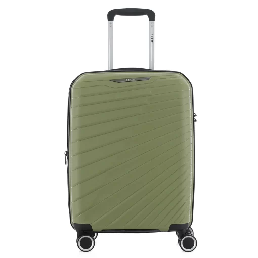 Βαλίτσα Ταξιδίου Καμπίνας Πολυπροπυλένιο με 4 Ρόδες Ύψους 55εκ RCM 585 Πράσινο