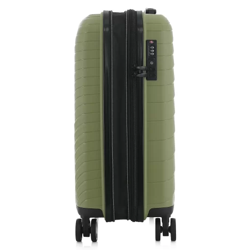 Βαλίτσα Ταξιδίου Καμπίνας Πολυπροπυλένιο με 4 Ρόδες Ύψους 55εκ RCM 585 Πράσινο