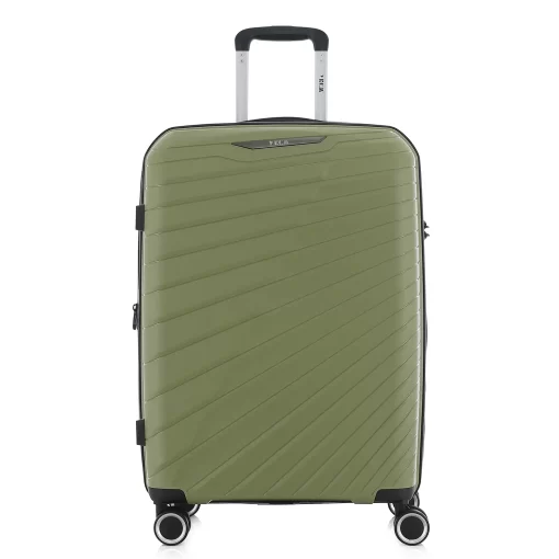 Βαλίτσα Ταξιδίου Μεσαία Πολυπροπυλένιο με 4 Ρόδες Ύψους 68εκ RCM 585-68 Πράσινο