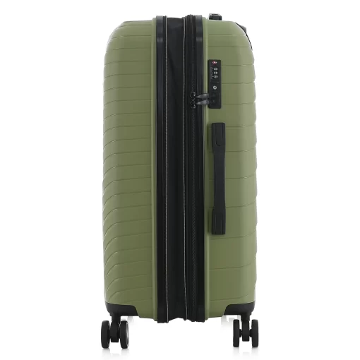 Βαλίτσα Ταξιδίου Μεσαία Πολυπροπυλένιο με 4 Ρόδες Ύψους 68εκ RCM 585-68 Πράσινο