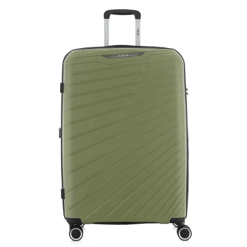 Βαλίτσα Ταξιδίου Μεγάλη Πολυπροπυλένιο με 4 Ρόδες Ύψους 76εκ RCM 585-76 Πράσινο