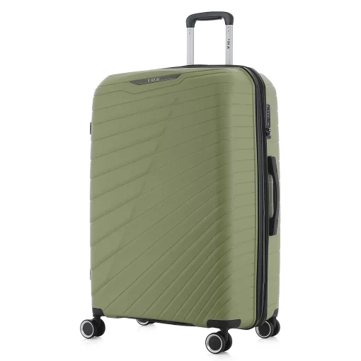 Βαλίτσα Ταξιδίου Μεγάλη Πολυπροπυλένιο με 4 Ρόδες Ύψους 76εκ RCM 585-76 Πράσινο