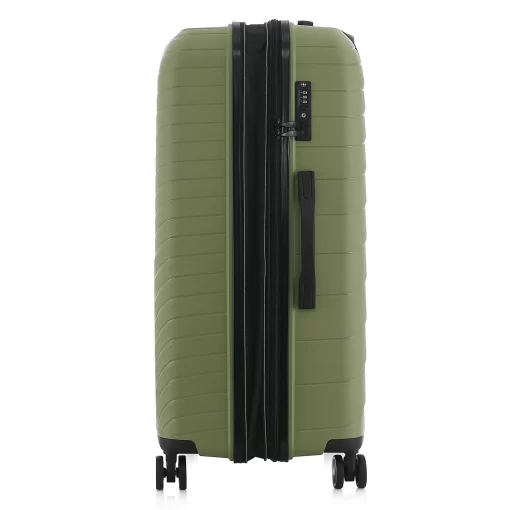 Βαλίτσα Ταξιδίου Μεγάλη Πολυπροπυλένιο με 4 Ρόδες Ύψους 76εκ RCM 585-76 Πράσινο