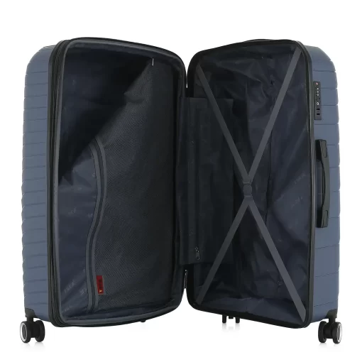 Set 3 Βαλιτσών από Πολυπροπυλένιο με Επέκταση 55εκ.+68εκ.+76εκ RCM 585-SET Μπλε