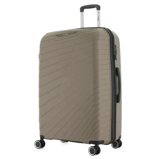 Set 3 Βαλιτσών από Πολυπροπυλένιο με Επέκταση 55εκ.+68εκ.+76εκ RCM 585-SET Μπεζ