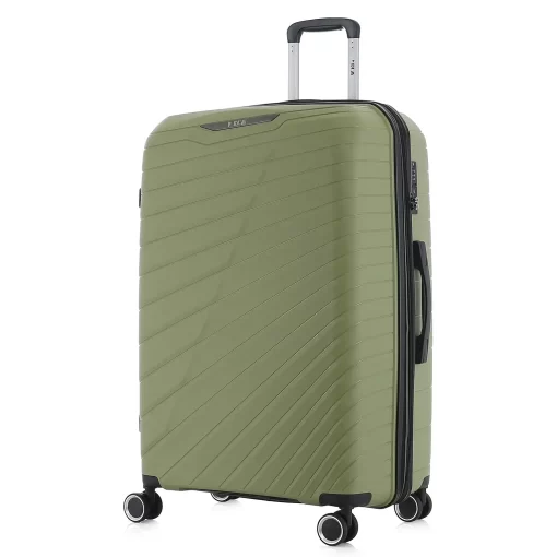 Set 3 Βαλιτσών από Πολυπροπυλένιο με Επέκταση 55εκ.+68εκ.+76εκ RCM 585-SET Πράσινο