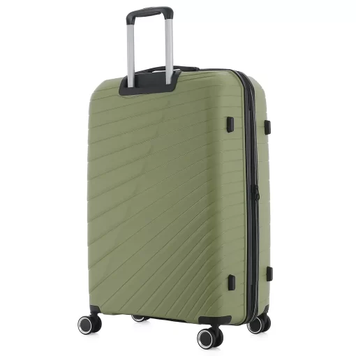 Set 3 Βαλιτσών από Πολυπροπυλένιο με Επέκταση 55εκ.+68εκ.+76εκ RCM 585-SET Πράσινο