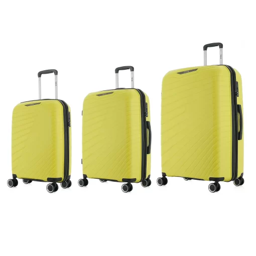 Set 3 Βαλιτσών από Πολυπροπυλένιο με Επέκταση 55εκ.+68εκ.+76εκ RCM 585-SET Λαιμ