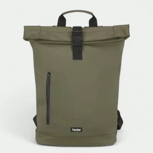 Paulter Σακίδιο Πλάτης Rolltop Laptop Large 15,6″ 6001-L Λαδί