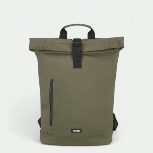 Paulter σακίδιο πλάτης Rolltop Laptop Small 14″ 6001S Λαδί