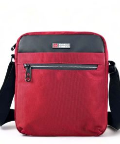 Τσαντάκι ώμου ύφασμα Medium Enrico Benetti Zurich 62131-Κόκκινο