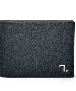 Seven dots Saturn Δερμάτινο Πορτοφόλι 70-013 Μαύρο