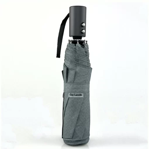 Guy Laroche Ομπρέλα Βροχής Open/Close Αυτόματη Σπαστή 8152-02 Γκρι