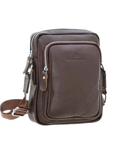 Δερμάτινη Τσάντα ώμου Bartuggi 83-110622-BROWN