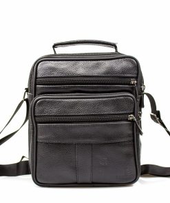 Δερμάτινη Τσάντα ώμου Bartuggi 83-718-110604-BLACK