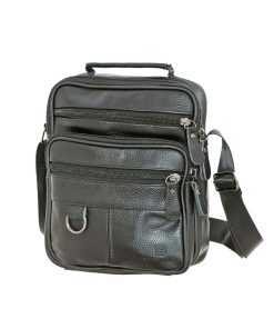 Δερμάτινη Τσάντα ώμου Bartuggi 83-718-110633-BLACK