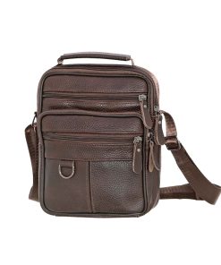 Δερμάτινη Τσάντα ώμου Bartuggi 83-718-110633-BROWN
