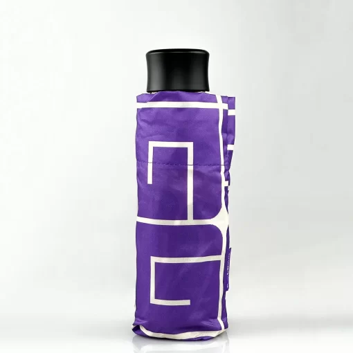 Mini Ομπρέλα Βροχής σπαστή χειροκίνητη Guy Laroche Μωβ 8388-03