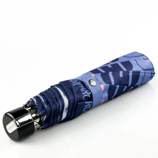 Guy Laroche Γυναικεία Ομπρέλα Βροχής Αυτόματη Σπαστή 8398-03 Μπλε