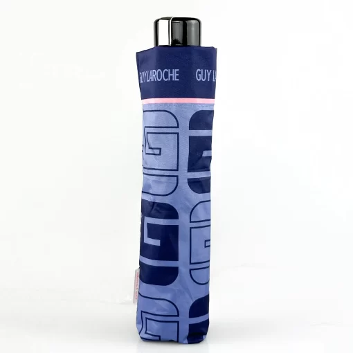 Guy Laroche Γυναικεία Ομπρέλα Βροχής Αυτόματη Σπαστή 8398-03 Μπλε