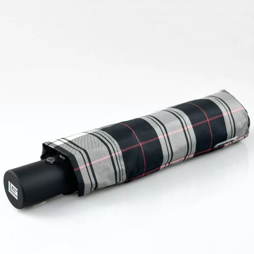 Guy Laroche Ομπρέλα Βροχής Open/Close Αυτόματη Σπαστή 8419-02 Γκρι