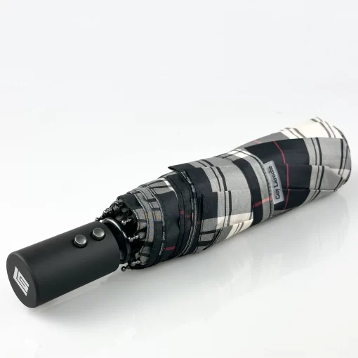 Guy Laroche Ομπρέλα Βροχής Open/Close Αυτόματη Σπαστή 8419-02 Γκρι