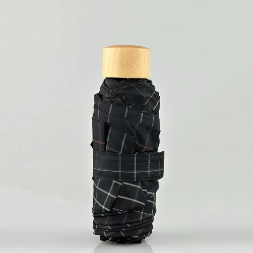 Guy Laroche Ομπρέλα Βροχής Χειροκίνητη Σπαστή 8420-01 Μαύρο