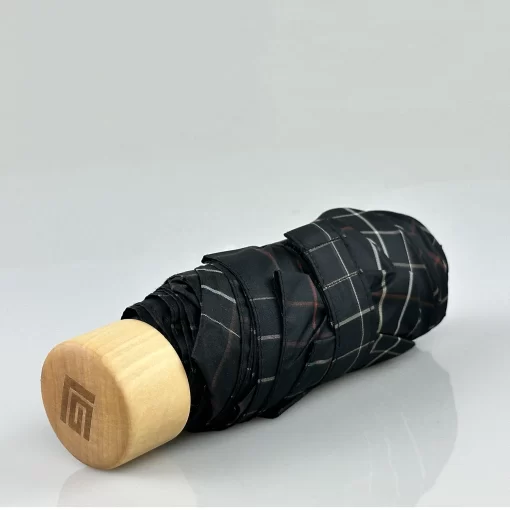 Guy Laroche Ομπρέλα Βροχής Χειροκίνητη Σπαστή 8420-01 Μαύρο