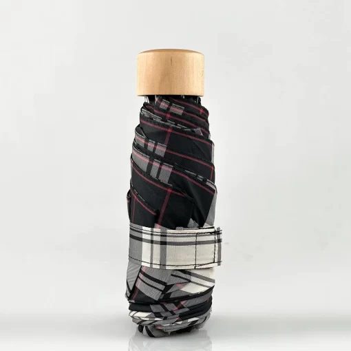 Guy Laroche Ομπρέλα Βροχής Χειροκίνητη Σπαστή 8420-02 Γκρι