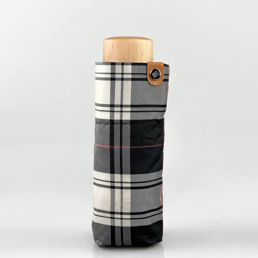 Guy Laroche Ομπρέλα Βροχής Χειροκίνητη Σπαστή 8420-02 Γκρι