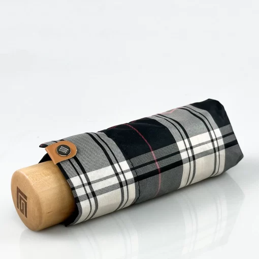 Guy Laroche Ομπρέλα Βροχής Χειροκίνητη Σπαστή 8420-02 Γκρι