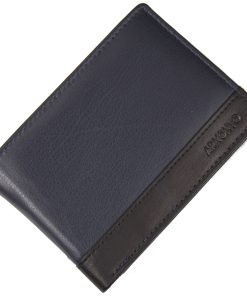 Δερμάτινο Αντρικό Πορτοφόλι Armonto 8502-Μπλε
