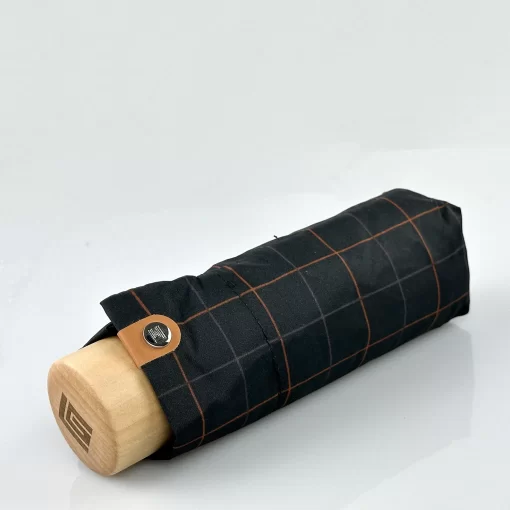 Guy Laroche Ομπρέλα Βροχής Χειροκίνητη Σπαστή 8505-05 Μαύρο