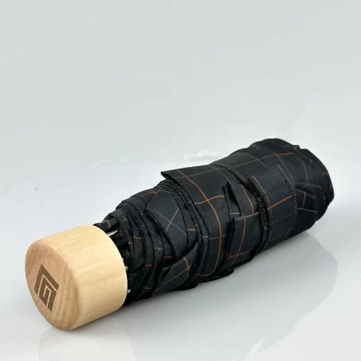 Guy Laroche Ομπρέλα Βροχής Χειροκίνητη Σπαστή 8505-05 Μαύρο