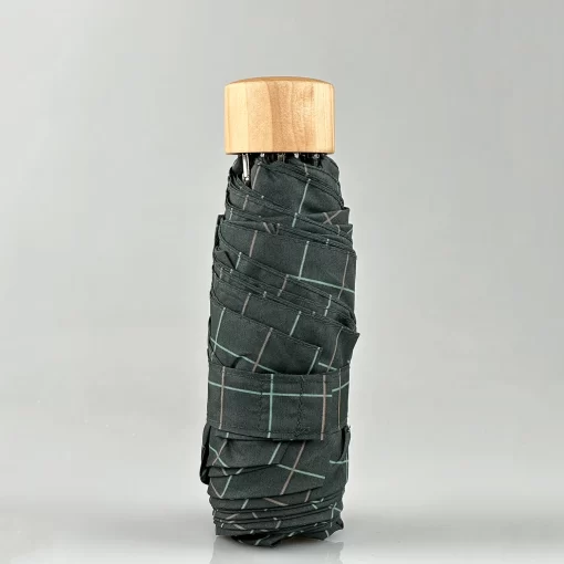 Guy Laroche Ομπρέλα Βροχής Χειροκίνητη Σπαστή 8505-06 Γκρι