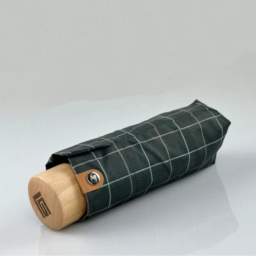 Guy Laroche Ομπρέλα Βροχής Χειροκίνητη Σπαστή 8505-06 Γκρι