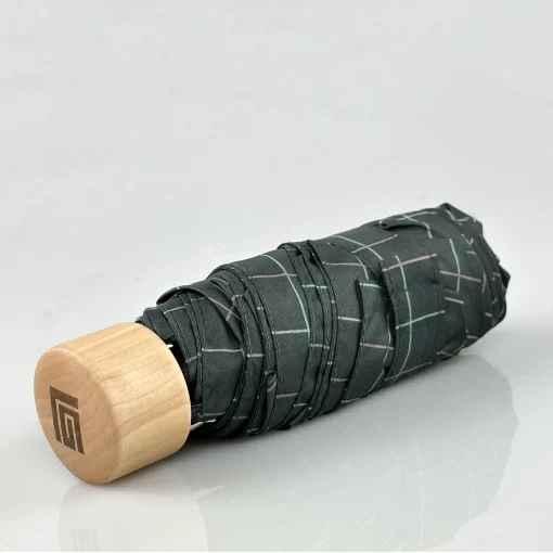 Guy Laroche Ομπρέλα Βροχής Χειροκίνητη Σπαστή 8505-06 Γκρι