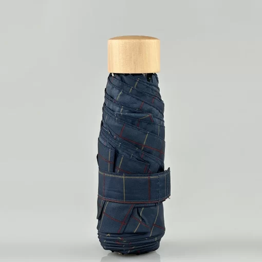 Guy Laroche Ομπρέλα Βροχής Χειροκίνητη Σπαστή 8505-07 Μπλε