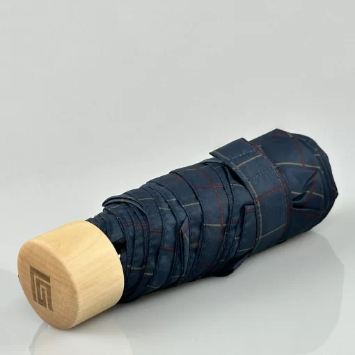 Guy Laroche Ομπρέλα Βροχής Χειροκίνητη Σπαστή 8505-07 Μπλε