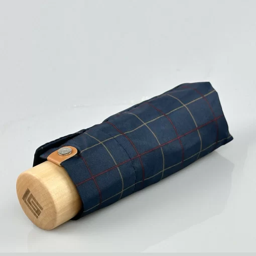 Guy Laroche Ομπρέλα Βροχής Χειροκίνητη Σπαστή 8505-07 Μπλε