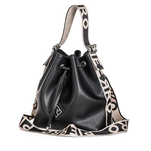 Τσάντα Γυναικεία Πουγκί Pierro Accessories Μαύρο 90400LR01