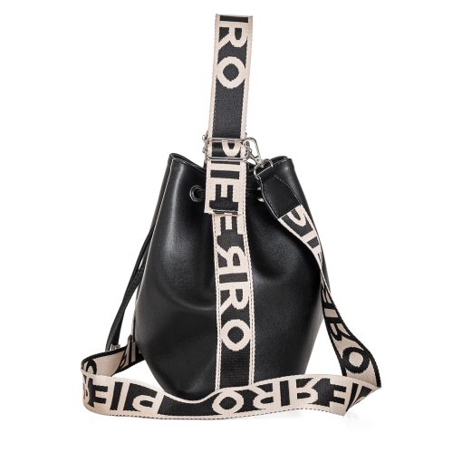 Τσάντα Γυναικεία Πουγκί Pierro Accessories Μαύρο 90400LR01